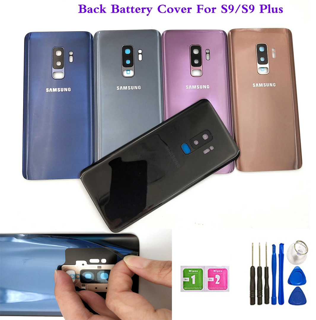 Original Back Glass Protector Rear Door Housing Panel replace For Samsung Galaxy S9 G960 G960F S9 Plus G965 G965F Battery Cover Camera Lens Frame cases shell Parts
Original Back Glass Protector Rear Door Housing Panel replace For Samsung Galaxy S9 G960 G960F S9 Plus G965 G965F Battery Cover Camera Lens Frame cases shell Parts