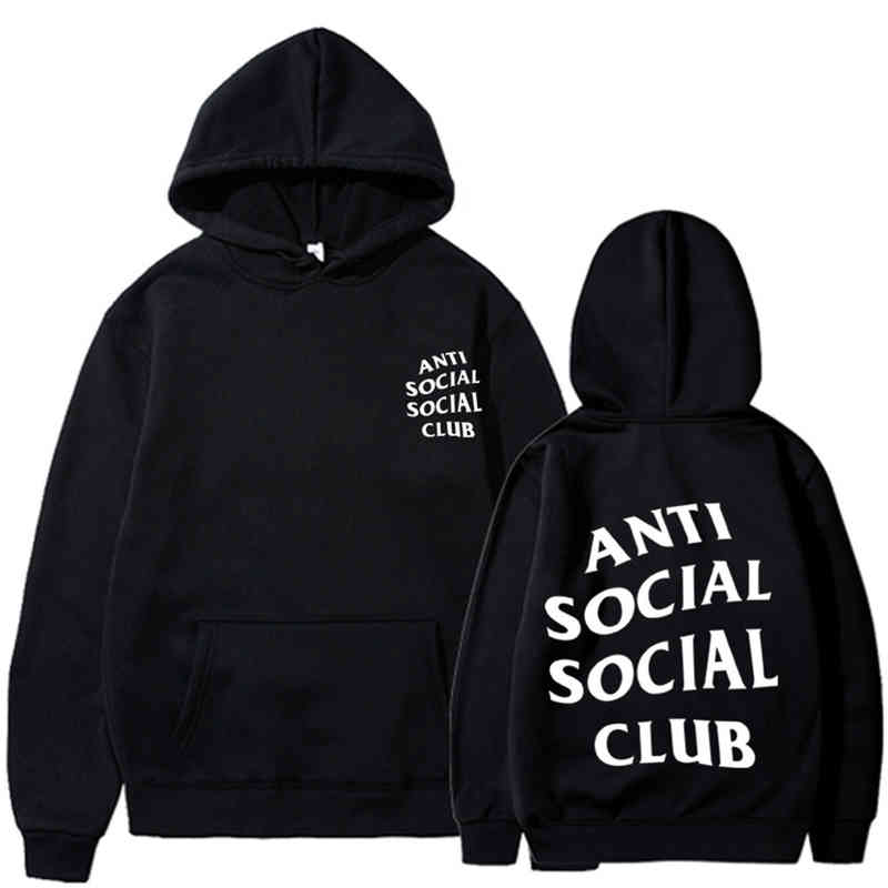 

2022 Chao Brand Anti Social Club Sweater Men' Assc Hoodie, Black 344