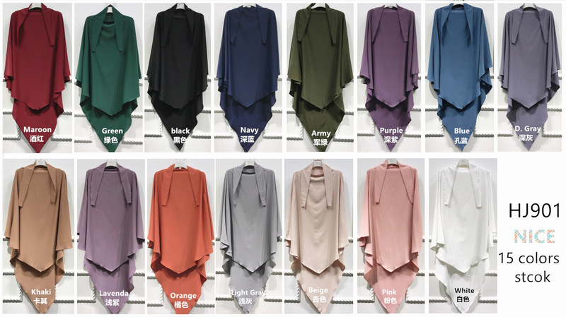 Eid Prayer Garment Khimar Hijab Long Ramadan Muslim Arabic Hijabs Women Abayas Tops Abaya Jilbab Islam Clothing Niqab Burqa