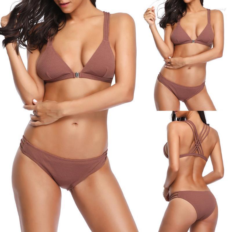 Bras Sets 2022 Fashion Women Solid Color Underwear Seaside Lady Split Body Bathing Suit Front Closure Lengerie Padded Deep-V Intimate, Coffee
Bras Sets 2022 Fashion Women Solid Color Underwear Seaside Lady Split Body Bathing Suit Front Closure Lengerie Padded Deep-V Intimate, Coffee