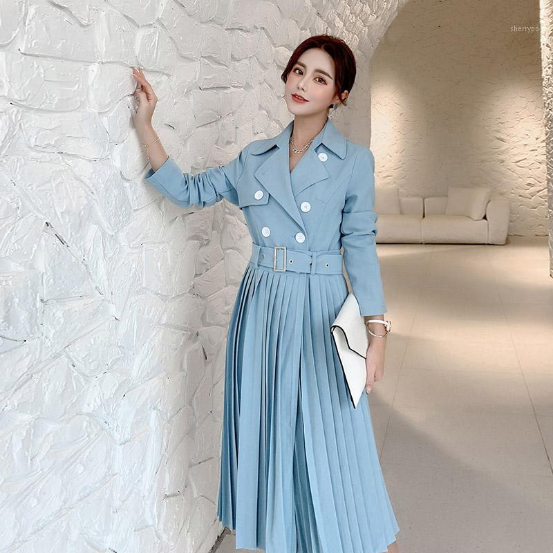 Women' Trench Coats Spring Autumn Jacket Women Clothes 2022 Female Coat Korean Vintage Dress Tops Windbreaker Chaqueta Mujer ZT3087, Blue
Women' Trench Coats Spring Autumn Jacket Women Clothes 2022 Female Coat Korean Vintage Dress Tops Windbreaker Chaqueta Mujer ZT3087, Blue