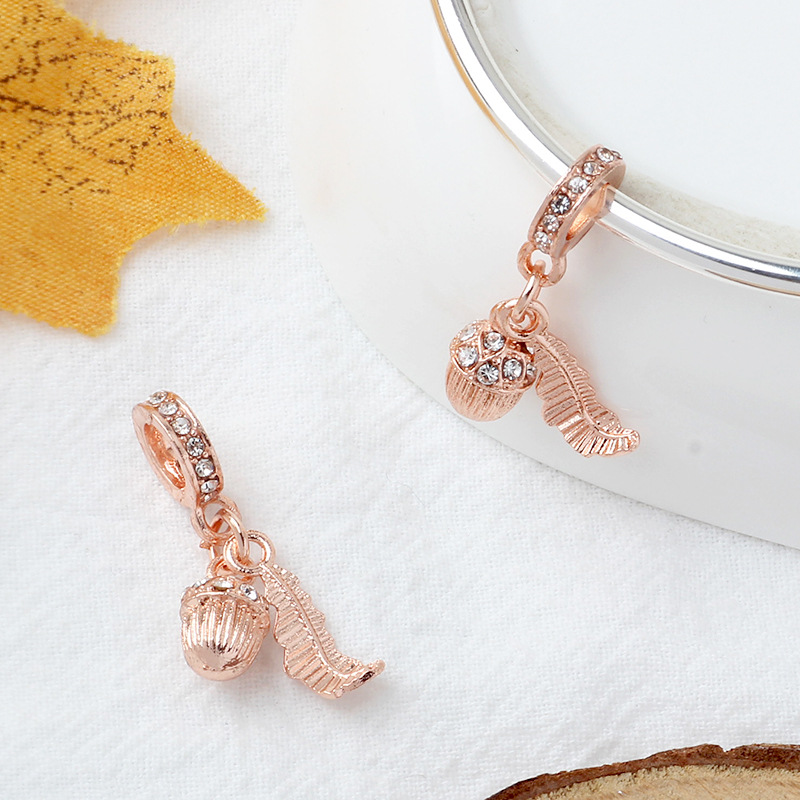 New Popular 925 Sterling Silver Queen Heart Crown DIY Beads For S925 Snake Charm Bracelet For Wome