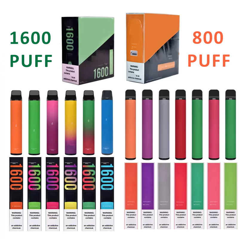 1600 puffs disposable vapes pen Desechables E cigarette device kits 1100 mah battery 32 colors 6.5 ml 5%
1600 puffs disposable vapes pen Desechables E cigarette device kits 1100 mah battery 32 colors 6.5 ml 5%