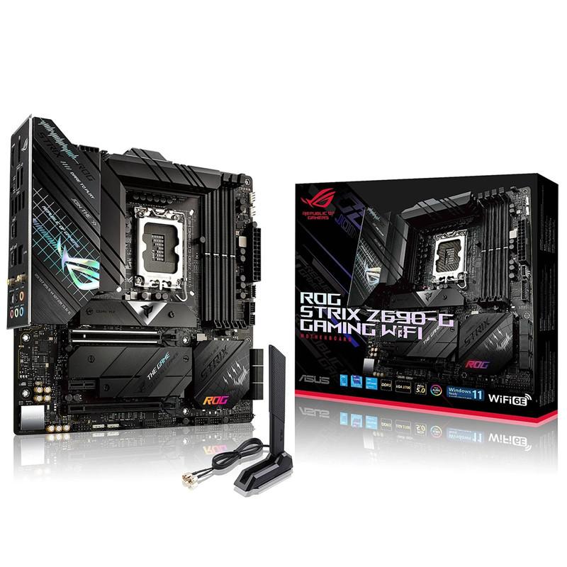 Motherboards For Asus ROG STRIX Z690-G GAMING WIFI Original Desktop Intel Z690 DDR4 Motherboard LGA 1700 Support 12900KF 12700K 12400
Motherboards For Asus ROG STRIX Z690-G GAMING WIFI Original Desktop Intel Z690 DDR4 Motherboard LGA 1700 Support 12900KF 12700K 12400