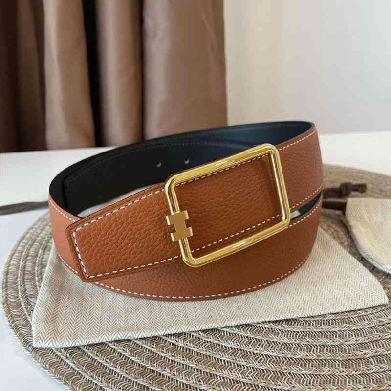 Herme Belts Men's leather belt simple minority h-button light luxury high-grade double-sided head versatile business, Black
Herme Belts Men's leather belt simple minority h-button light luxury high-grade double-sided head versatile business, Black