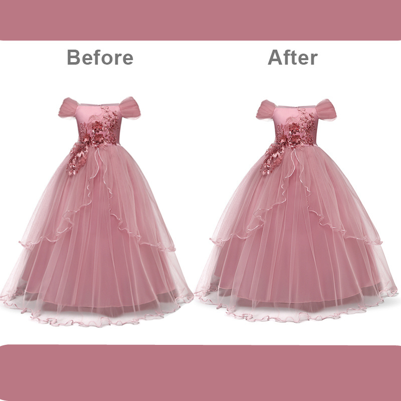 Kid Wedding Dresses for Girls Elegant Flower Princess Long Gown Baby Girl Christmas Dress vestidos infantil Size 6 12 14 Years 220707