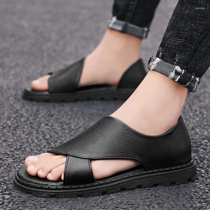 Sandals Genuine Leather Men's Footwear Hollow-Out Breathable Non-slip Casual Shoes Summer Outdoor Beach SandalsSandals, Beige
Sandals Genuine Leather Men's Footwear Hollow-Out Breathable Non-slip Casual Shoes Summer Outdoor Beach SandalsSandals, Beige