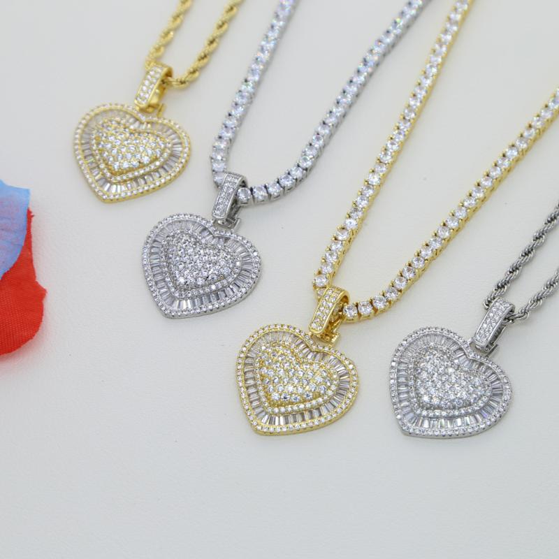 Chains Multi Rope Chain Box 5mm CZ Tennis With 5A White Cubic Zircon Heart Pendant Necklace For Women Hip Hop Punk JewelryChains
Chains Multi Rope Chain Box 5mm CZ Tennis With 5A White Cubic Zircon Heart Pendant Necklace For Women Hip Hop Punk JewelryChains