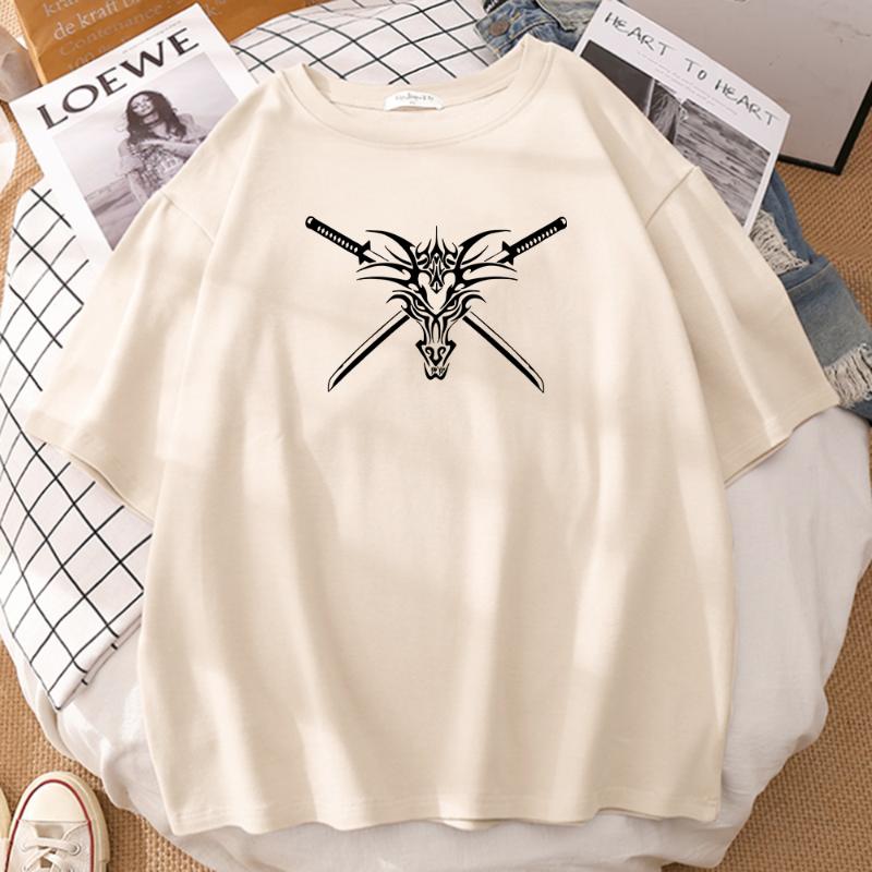 Men' T-Shirts Tribal Dragon Head Sword Creature Printed Male T Shirts Cool Fashion Comfortable Half Sleeve O-Neck T-Shirt Mens Tee ClothesM, Black
Men' T-Shirts Tribal Dragon Head Sword Creature Printed Male T Shirts Cool Fashion Comfortable Half Sleeve O-Neck T-Shirt Mens Tee ClothesM, Black