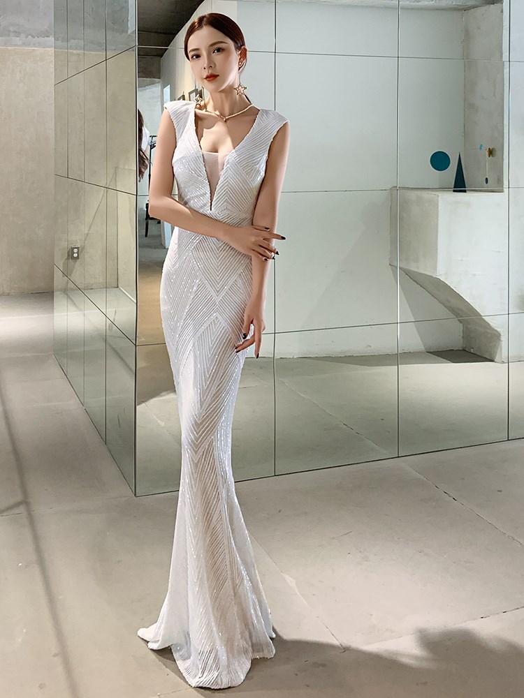 Casual Dresses Partysix Women's Dress Sexy V-neck Open Back Bead Long Sequin Evening 2022 White Party Hip DressCasual, Silver
Casual Dresses Partysix Women's Dress Sexy V-neck Open Back Bead Long Sequin Evening 2022 White Party Hip DressCasual, Silver