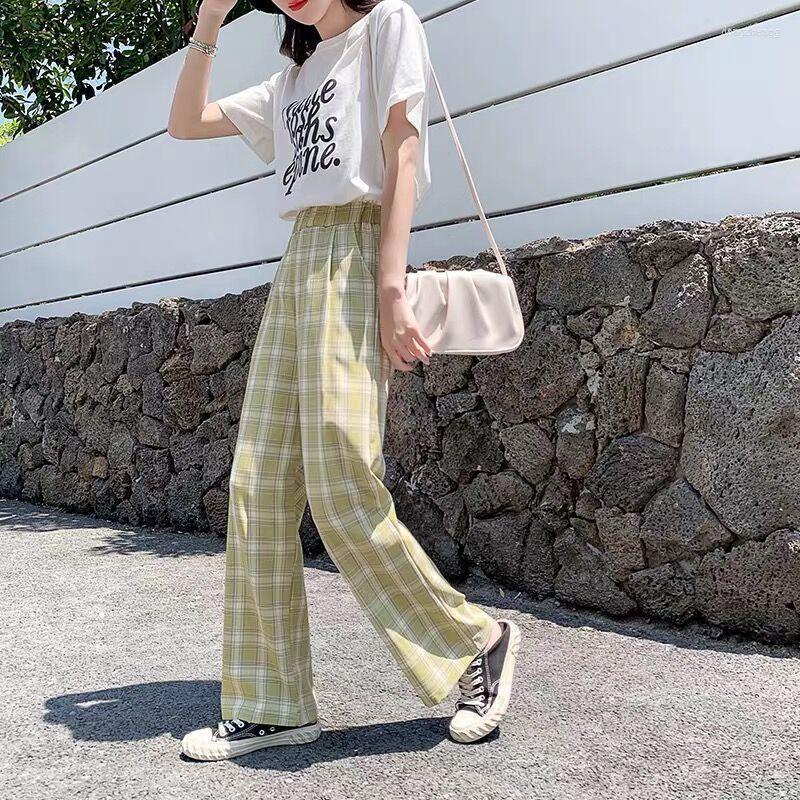 Women' Pants & Capris Plaid Korean Fashion Women Summer Cotton Wide Leg Student Harajuku Oversize Trousers Hip Hop Dance Holiday Wear OL, Gn
Women' Pants & Capris Plaid Korean Fashion Women Summer Cotton Wide Leg Student Harajuku Oversize Trousers Hip Hop Dance Holiday Wear OL, Gn
