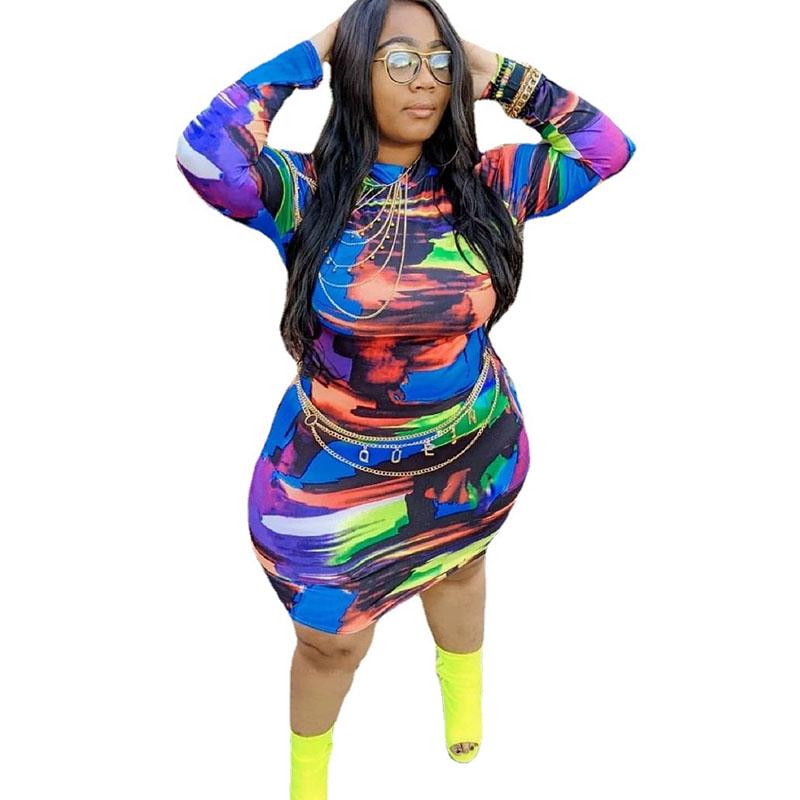 Plus Size Dresses For Women Streetwear Long Sleeve Print High Waist Big Mini Dress Bodycon Wholesale Drop, Purple
Plus Size Dresses For Women Streetwear Long Sleeve Print High Waist Big Mini Dress Bodycon Wholesale Drop, Purple