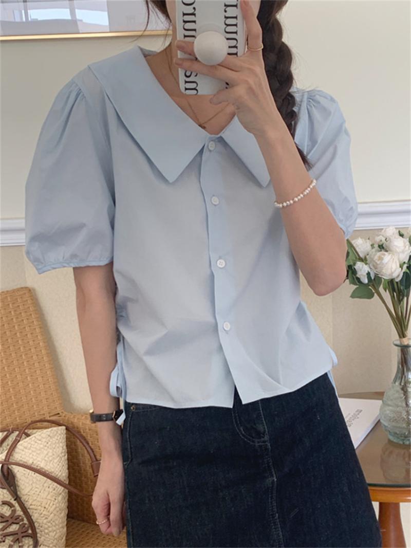 Women's Blouses & Shirts Alien Kitty Sweet Girls Drawstring Stylish Hole Short Sleeve Women Summer Chic 2022 Office Wear Slim Casual Solid O, Yellow
Women's Blouses & Shirts Alien Kitty Sweet Girls Drawstring Stylish Hole Short Sleeve Women Summer Chic 2022 Office Wear Slim Casual Solid O, Yellow
