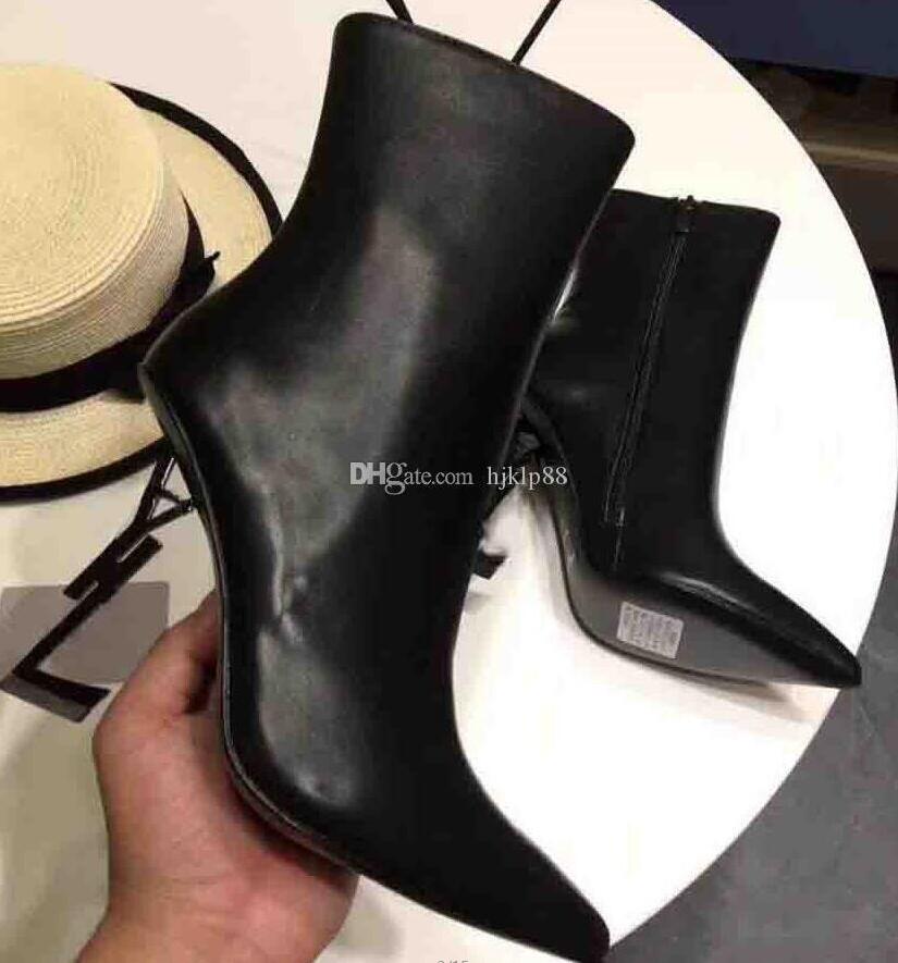 Top Quality Genuine Leather Brand New Sexy Shoes Woman Boots High-heeled Boots Pointed toe Fashion Single High heel Wedding Shoes 10CM 8CM, White
Top Quality Genuine Leather Brand New Sexy Shoes Woman Boots High-heeled Boots Pointed toe Fashion Single High heel Wedding Shoes 10CM 8CM, White