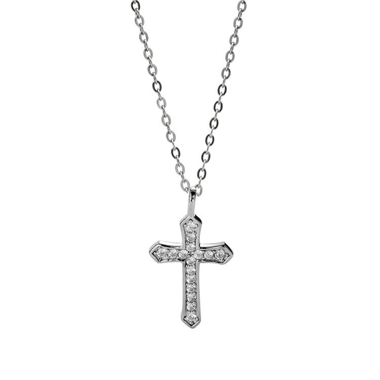 Chains Anster Factory Supply Fashion Unisex S925 Sterling Silver Cubic Zirconia Cross Pendant Necklace For Women Man GiftChains
Chains Anster Factory Supply Fashion Unisex S925 Sterling Silver Cubic Zirconia Cross Pendant Necklace For Women Man GiftChains