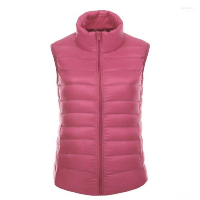 Women's Vests Wholesale / Retail Women Vest 2022 -selling Light And Thin Down Stand-up Collar Fashion Casual Jacket Luci22, Rose red
Women's Vests Wholesale / Retail Women Vest 2022 -selling Light And Thin Down Stand-up Collar Fashion Casual Jacket Luci22, Rose red