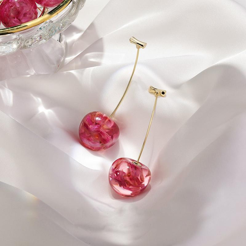Dangle & Chandelier Fashion Red Cherry Gold Drop Earring Sweet Fruit Long Crystal Earrings For Women Lady Gift Jewelry Tassel AccessoriesDan
Dangle & Chandelier Fashion Red Cherry Gold Drop Earring Sweet Fruit Long Crystal Earrings For Women Lady Gift Jewelry Tassel AccessoriesDan