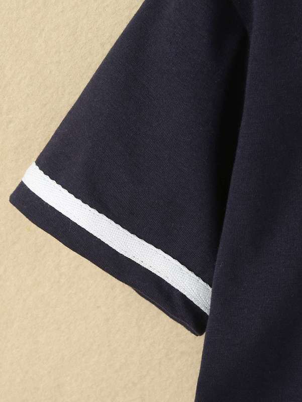 Toddler Girls Cartoon And Letter Graphic Tee & Skirt SHE