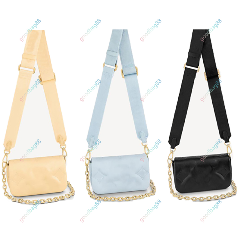 Ladies Fashion Embroidery WALLET ON STRAP Crossbody Designer Shoulder Bags Handbag High Quality Hobo Purse Pouch Sacoche M81400 M81399 M81398, Light blue
Ladies Fashion Embroidery WALLET ON STRAP Crossbody Designer Shoulder Bags Handbag High Quality Hobo Purse Pouch Sacoche M81400 M81399 M81398, Light blue