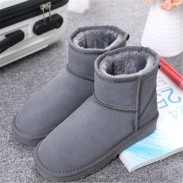 2022 Hot sell classical short U5854 women snow boots keep warm boot Latest fashion Sheepskin Cowskin Genuine Leather Plush boots US4-13 Free transship