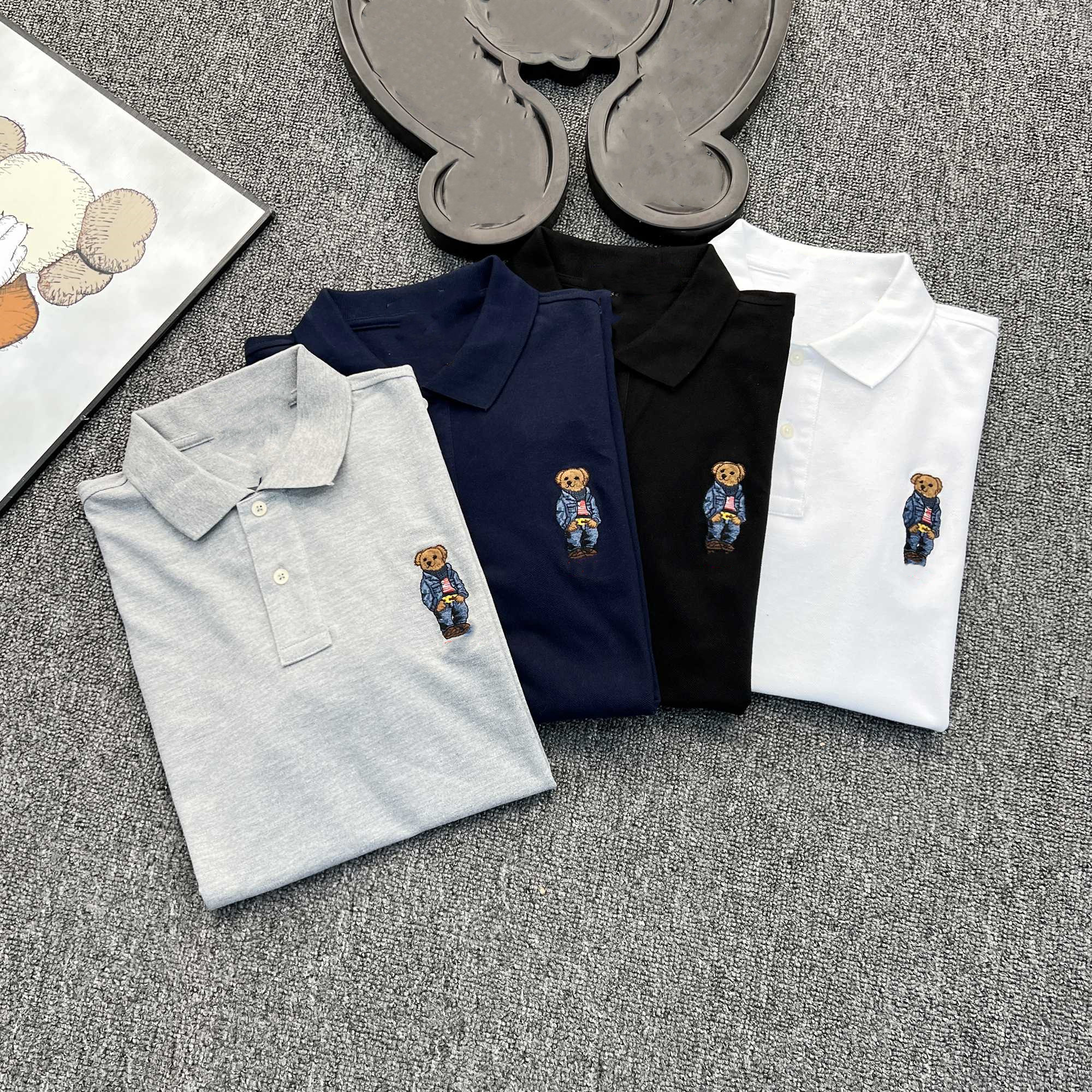 Ralph summer designer men dress polo embroidered polos bear short sleeve T-shirt half bears mens business polo shirt causal asian, Hi
Ralph summer designer men dress polo embroidered polos bear short sleeve T-shirt half bears mens business polo shirt causal asian, Hi
