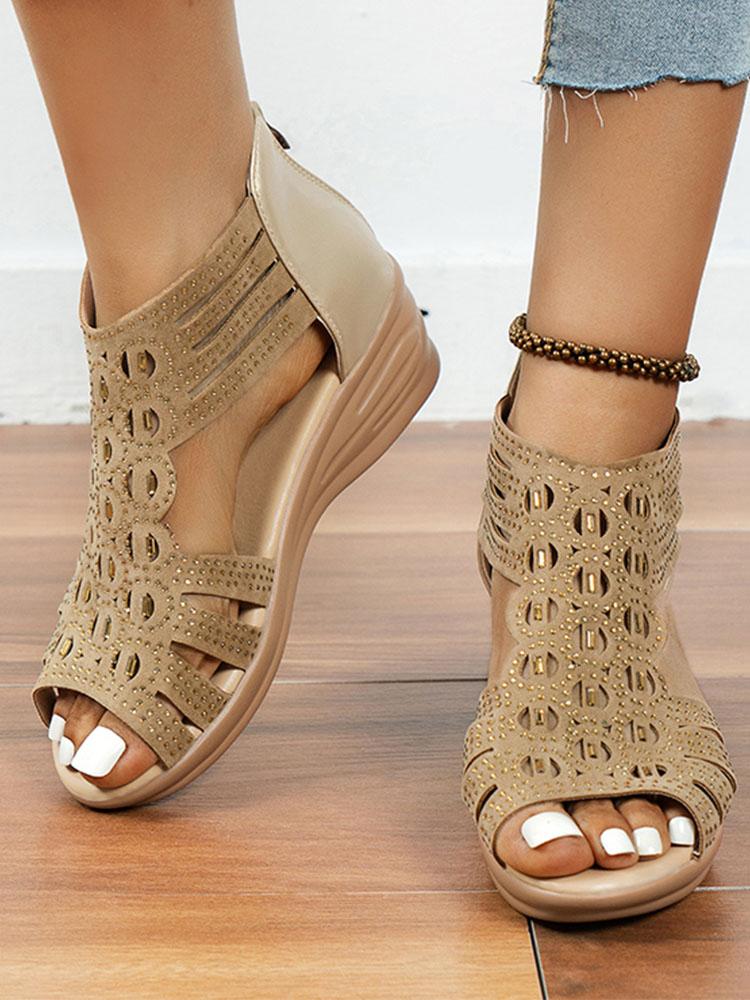 Sandals Rome Summer Wedges Platform Hollow Women Shoes 2022 Trends Chunky Lady Slippers Slides Plus Size Casual ShoesSandals, Black
Sandals Rome Summer Wedges Platform Hollow Women Shoes 2022 Trends Chunky Lady Slippers Slides Plus Size Casual ShoesSandals, Black