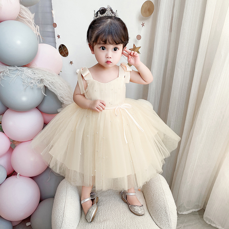 Toddler Girls Tulle Dress Kids Baby Girl Christmas Princess Dresses Wedding and Evening Robes Children Year Clothes 220429