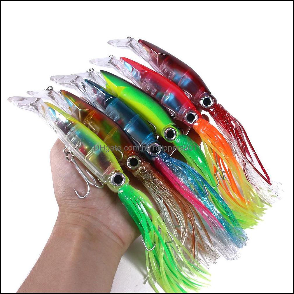 Baits Lures Fishing Sports Outdoors 6Pcs Hard Lure Fish Bait 40G 6 Color Squid High Carbon Steel Hook Octopus Crank For Artificial Tuna Se
Baits Lures Fishing Sports Outdoors 6Pcs Hard Lure Fish Bait 40G 6 Color Squid High Carbon Steel Hook Octopus Crank For Artificial Tuna Se