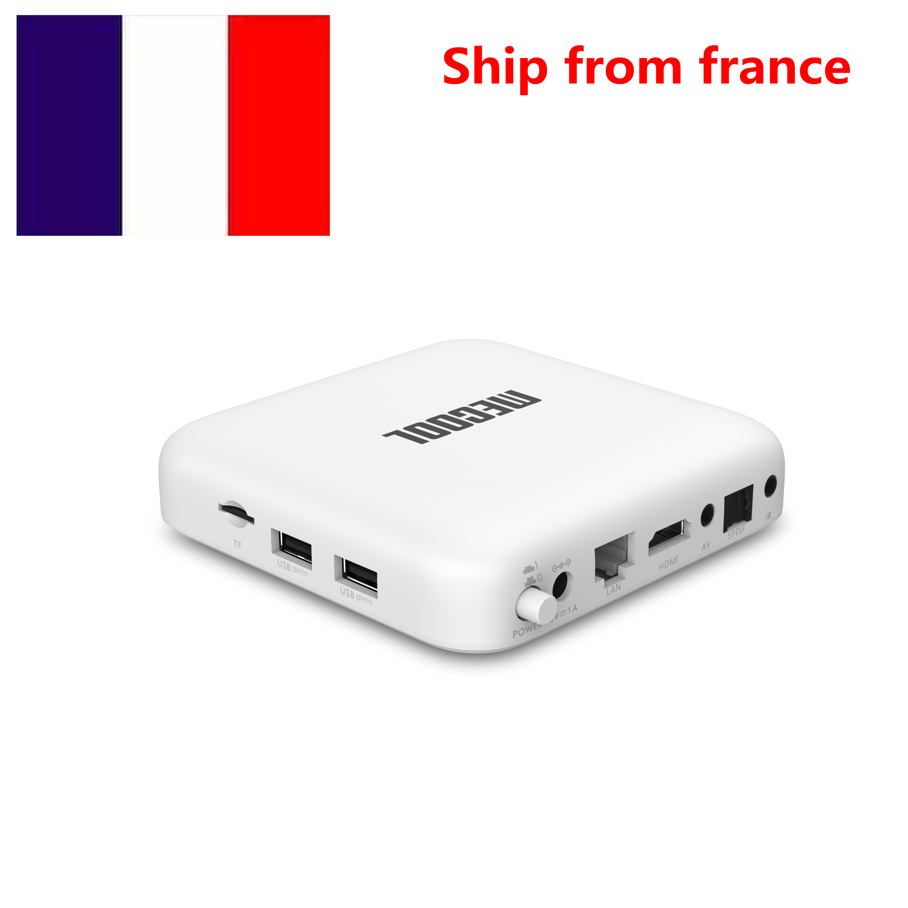 Ship from france Mecool KM2 Android 10 TV Box Amlogic S905X2 2GB DDR4 8GB ROM 5G DUAL WIFI 100M LAN
