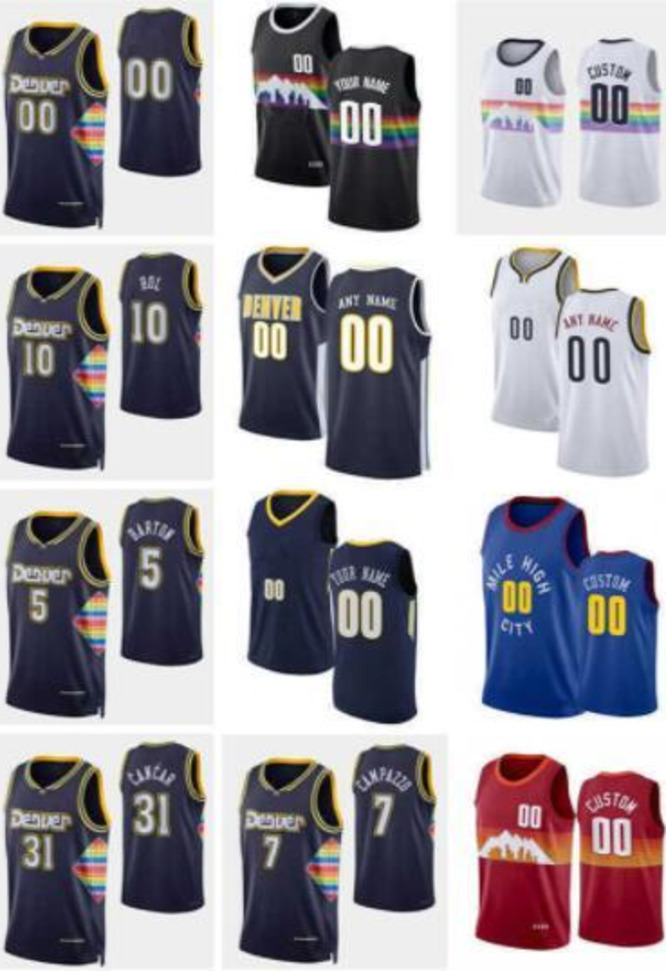 75th Custom Jersey Denver''Nuggets''Men Women Youth 5 Will Barton 10 Bol 7 Facundo Campazzo 31 Vlatko Cancar Basketball Jerseys, Color
75th Custom Jersey Denver''Nuggets''Men Women Youth 5 Will Barton 10 Bol 7 Facundo Campazzo 31 Vlatko Cancar Basketball Jerseys, Color