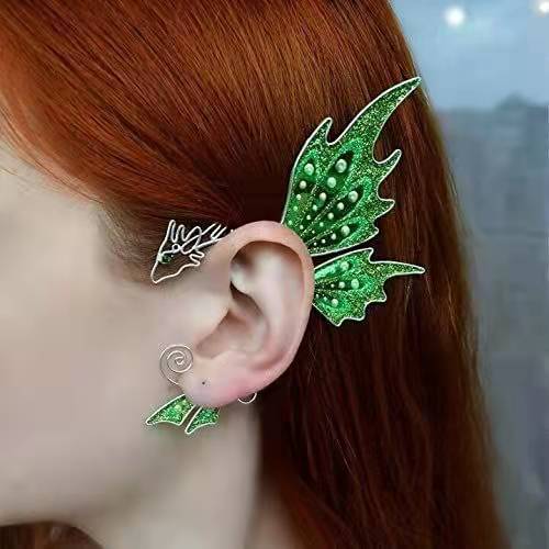 Fashion Ear Cuff Ear Sleeve Pendant Without Perforation Unicorn Butterflies Fish Pattern Performance Accessories
