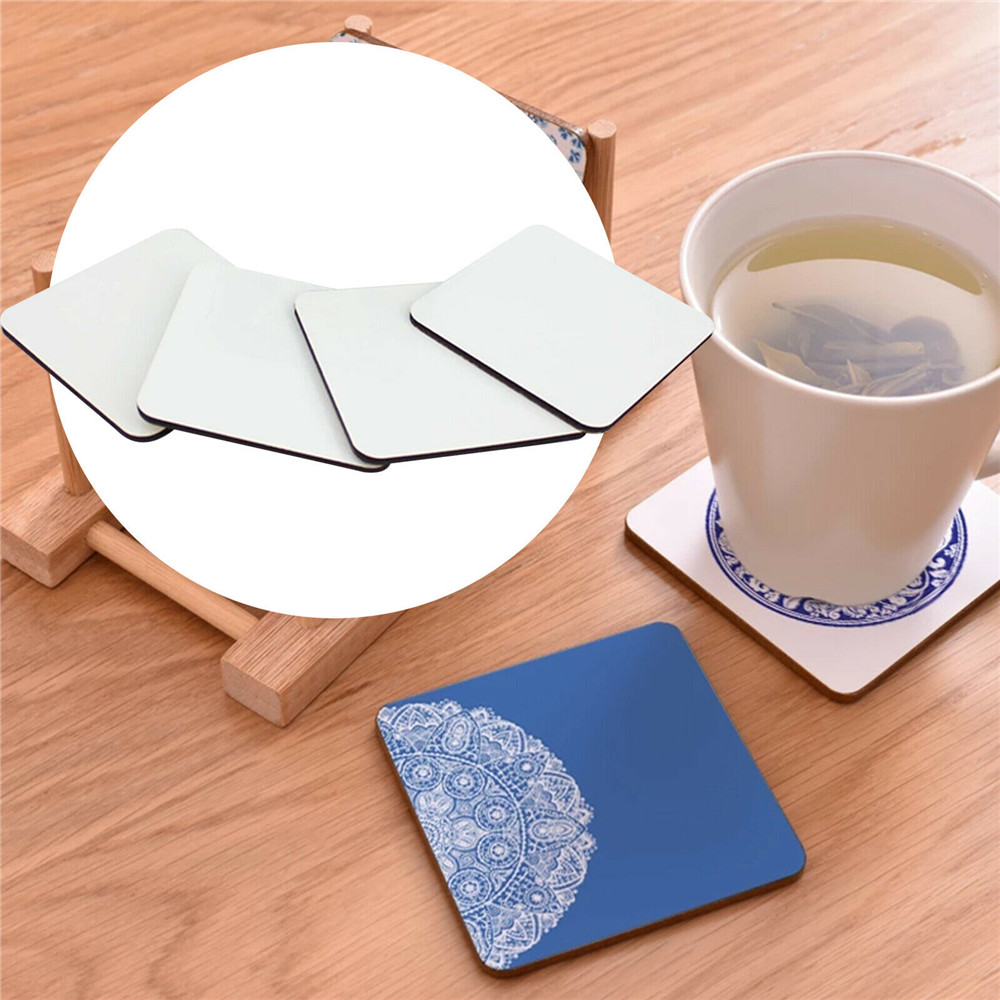 Sublimation Blank Coasters DIY Customized Round Shape Natural Cork Coaster Coffee Tea Insulation Sublimation Cup Pad Slip sxjun1