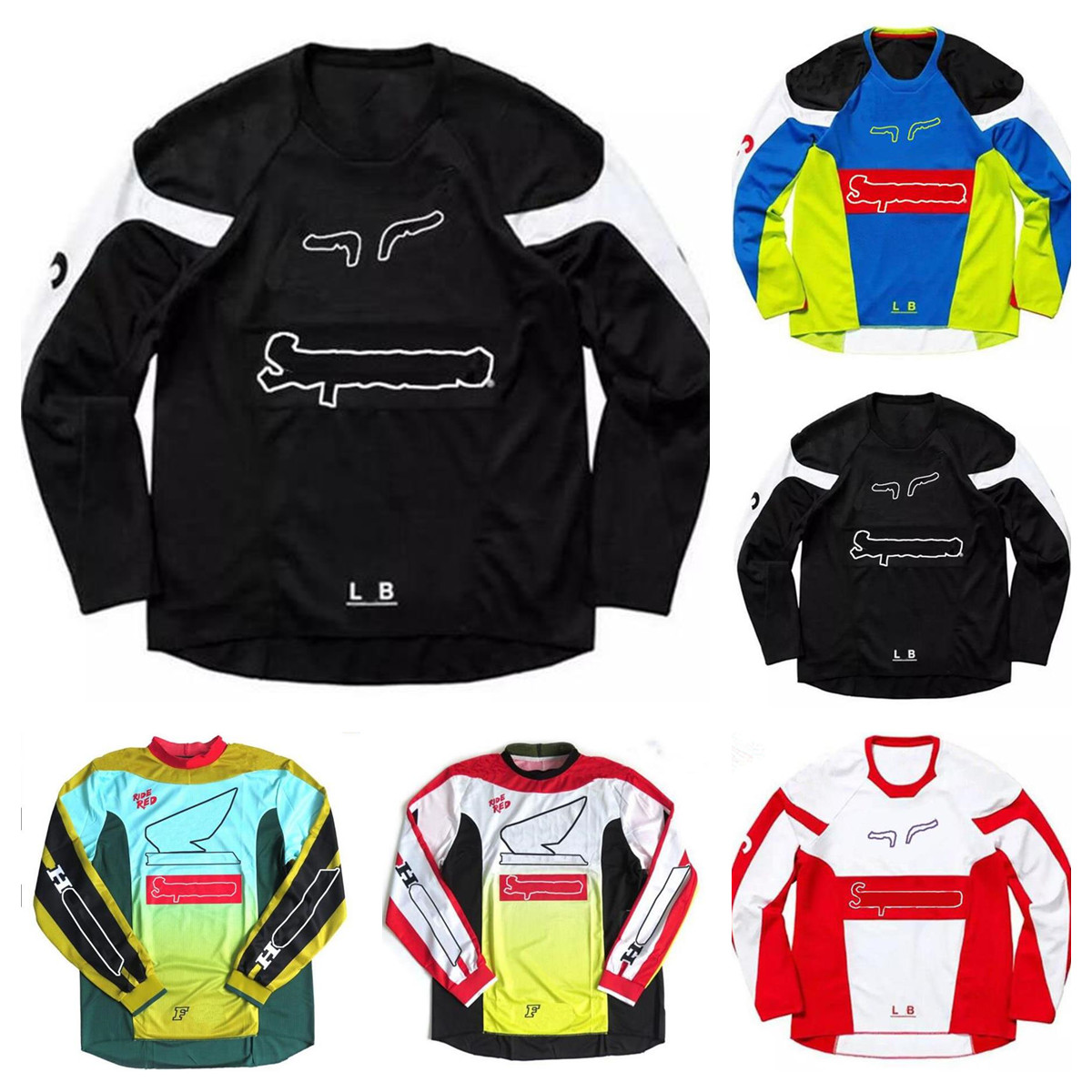 Motorcycle downhill suit spring and autumn team downhill jersey with the same customization
Motorcycle downhill suit spring and autumn team downhill jersey with the same customization