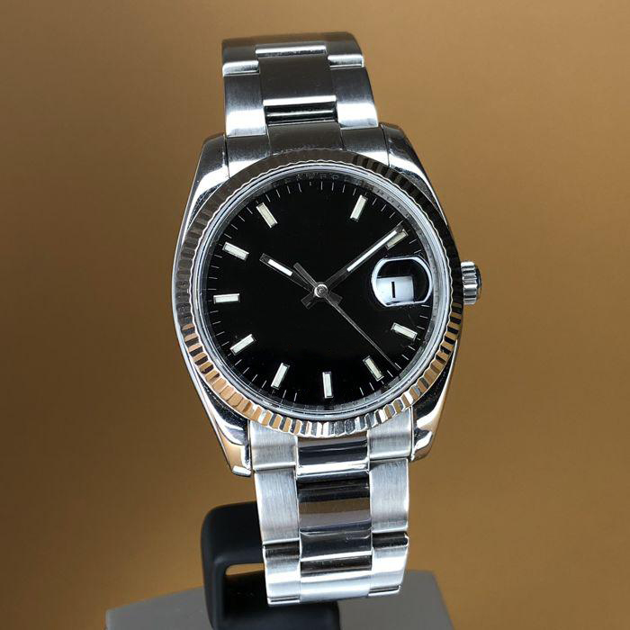 Factory Watches 2813 Movement Automatic Mens Watch 36mm black dial fashion ladies Wristwatch sapphire glass Stainless steel strap m115234 daily record, Multi-color
Factory Watches 2813 Movement Automatic Mens Watch 36mm black dial fashion ladies Wristwatch sapphire glass Stainless steel strap m115234 daily record, Multi-color