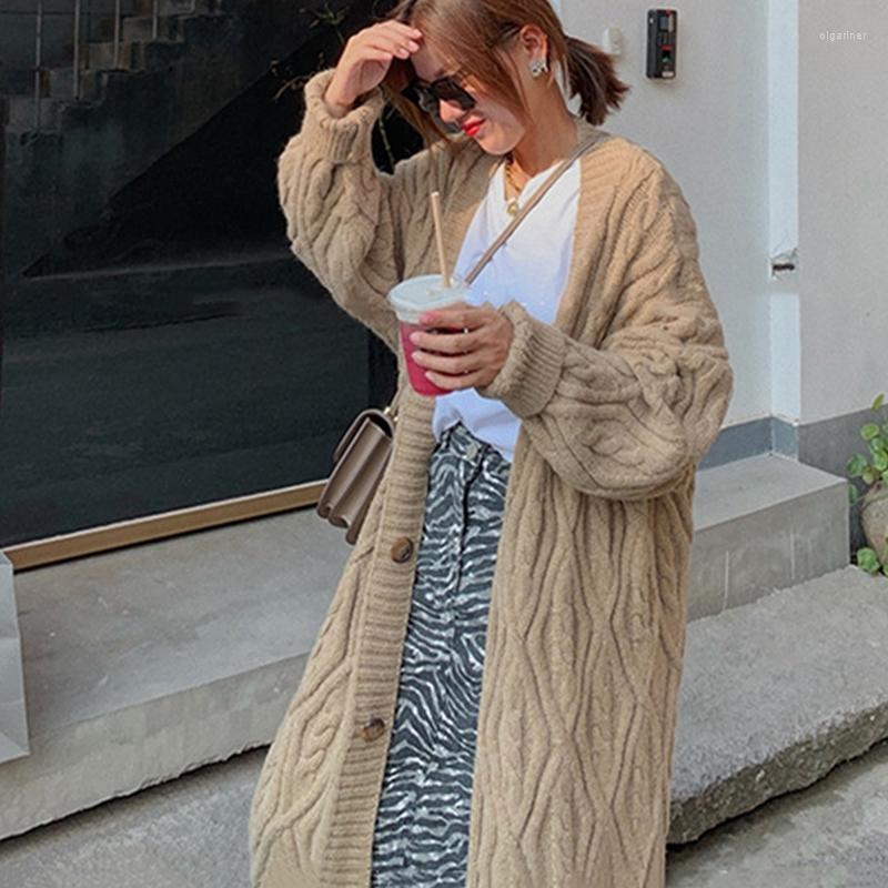 Women's Knits & Tees Women Knitted Thicken Long Sweaters Autumn Winter 2022 Female Casual Khaki Knit Oversized Outwear V Neck Loose Cardigan, Green
Women's Knits & Tees Women Knitted Thicken Long Sweaters Autumn Winter 2022 Female Casual Khaki Knit Oversized Outwear V Neck Loose Cardigan, Green