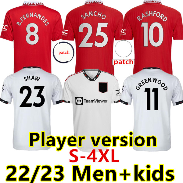 S-4XL 22 23 SANCHO soccer jerseys Fans Player version BRUNO WOMEN MANS UTDS FERNANDES LINGARD SHEW RASHFORD GREENWOOD football top shirt 2022 2023 men kids kit set, 21/22 away
S-4XL 22 23 SANCHO soccer jerseys Fans Player version BRUNO WOMEN MANS UTDS FERNANDES LINGARD SHEW RASHFORD GREENWOOD football top shirt 2022 2023 men kids kit set, 21/22 away