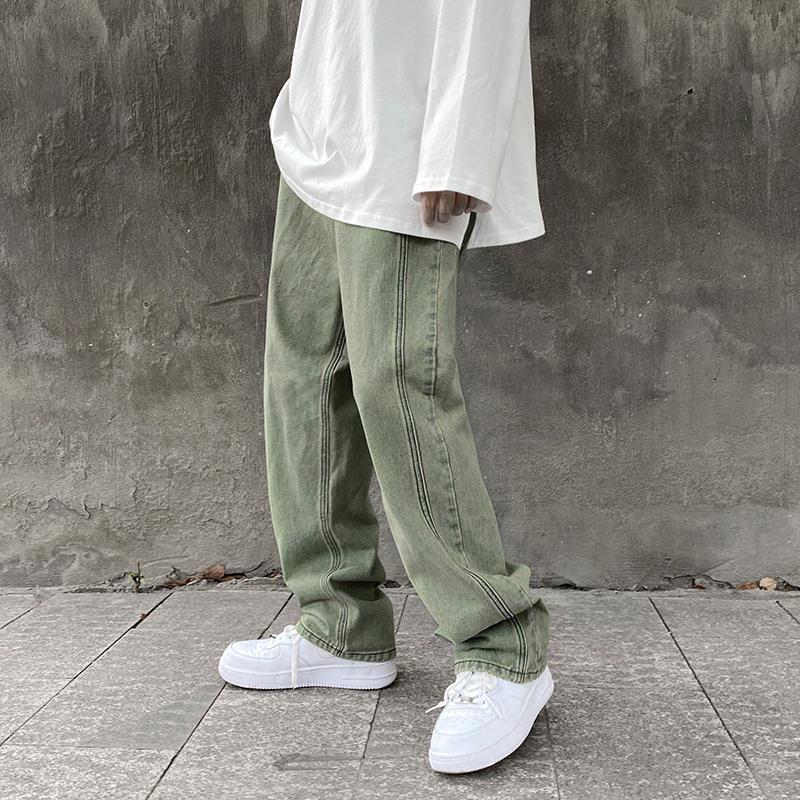 Men's Jeans Green For Men Straight Loose Trousers Spring And Autumn Oversize Wide Leg Pants Casual High Street Fashion Male ClothingMen's, Blue
Men's Jeans Green For Men Straight Loose Trousers Spring And Autumn Oversize Wide Leg Pants Casual High Street Fashion Male ClothingMen's, Blue
