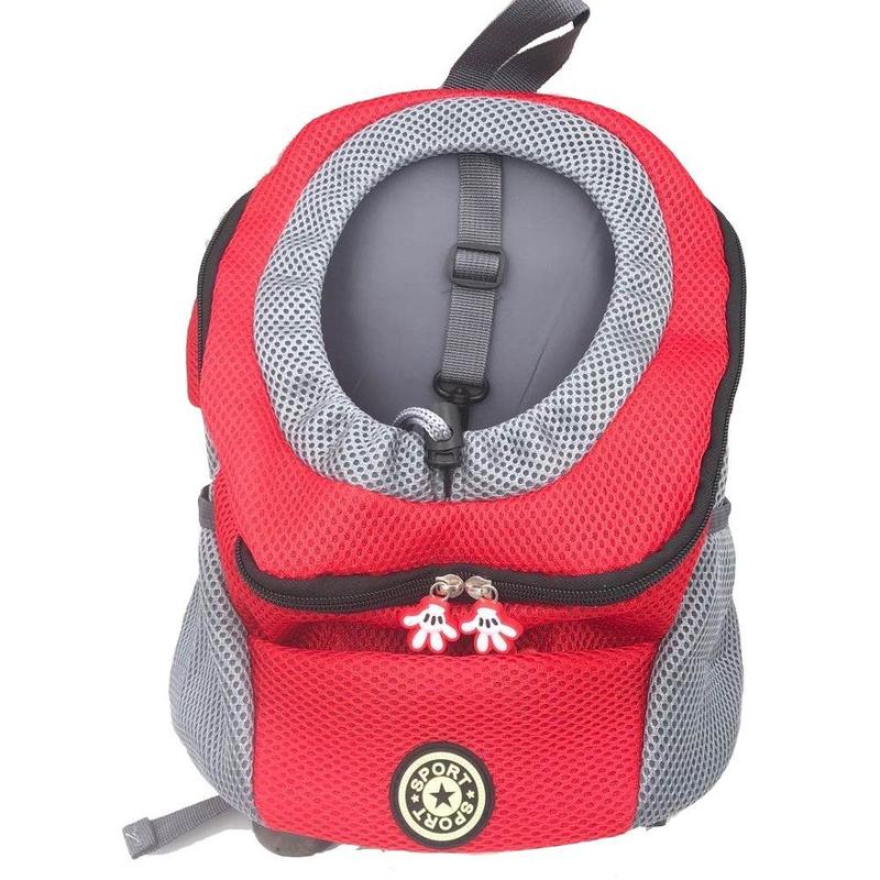 Pet Dog carriers Cat Puppy Backpack Bag Portable Travel Front Mesh Outdoor Hiking Head Out Double Shoulder Sports Sling 3 Sizes 220510