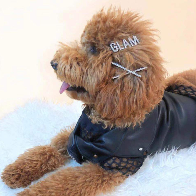 Letter Barrettes Hair Clips with Clear Crystal for lady Women Party Wedding Lovers gift engagement Jewelry for Bride