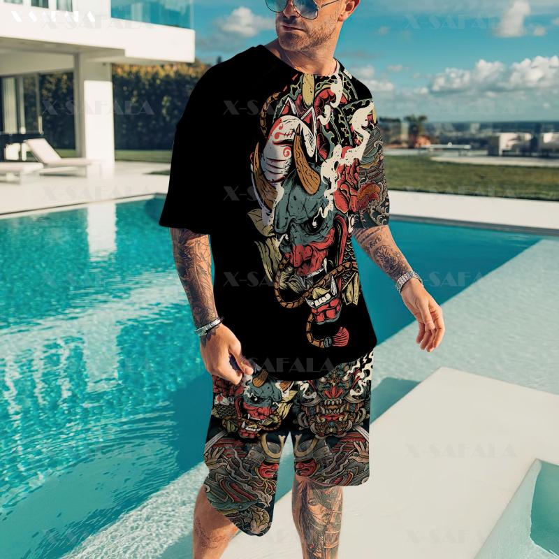 Men' Tracksuits Samurai Mask Tattoo Art Armor Tshirt Short Combo Beach Set Men Summer Sleeve Casual Mens T-Shirt BoardShorts -3Men, D963 t shirt
Men' Tracksuits Samurai Mask Tattoo Art Armor Tshirt Short Combo Beach Set Men Summer Sleeve Casual Mens T-Shirt BoardShorts -3Men, D963 t shirt