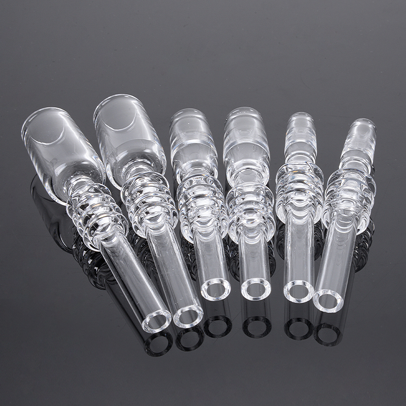Quartz Tip 10mm 14mm 18mm Smoking Accessories For Nectar Collector Kit Dab Straw Tube Drip Tips Glass Water Bongs Partner