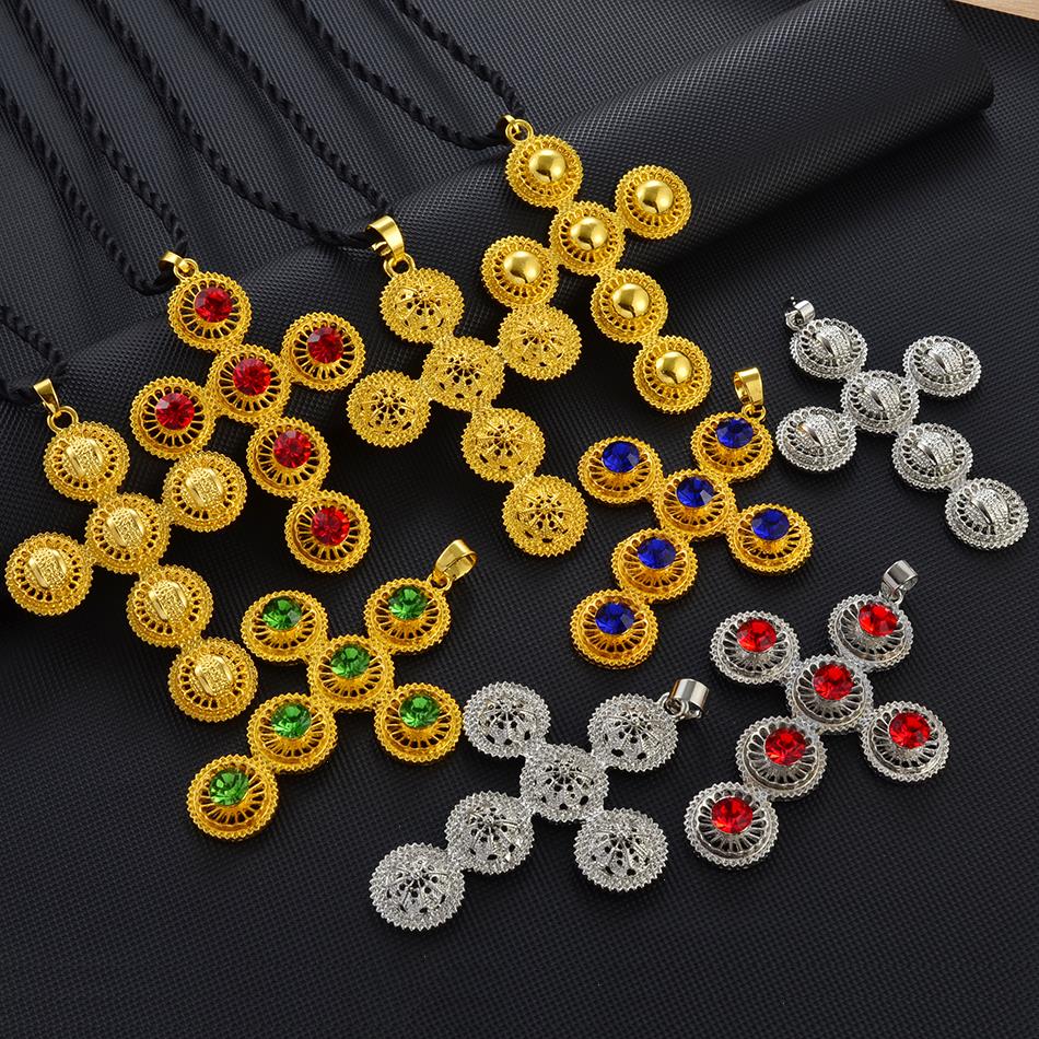 Annio Ethiopian Cross Big Pendant Amp Black Rope For Women Men Silver Color Gold African Jewelry Eritrea 160706
Annio Ethiopian Cross Big Pendant Amp Black Rope For Women Men Silver Color Gold African Jewelry Eritrea 160706