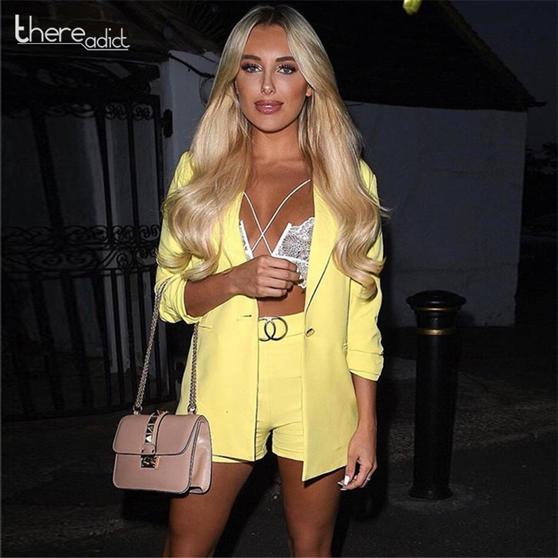 Work OL Suit Female Blazer And Pants Suit Set Female Coat V Neck Sexy Chic Suit Women Office Sets 2 Pieces Outfits Feminino