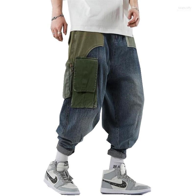Men's Jeans Mens Fashions Hip Hop Harem Loose Overalls Men Streetwear High Quality Colorblock Denim Trousers W871Men's Heat22, Photo
Men's Jeans Mens Fashions Hip Hop Harem Loose Overalls Men Streetwear High Quality Colorblock Denim Trousers W871Men's Heat22, Photo