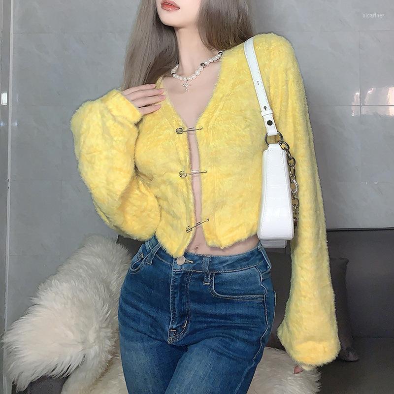 Women' Knits & Tees European American Style 2022 Spring Fashion Women' Sweater Solid Color Slim Short Casual Sexy Long-sleeved WomenWo, Yellow
Women' Knits & Tees European American Style 2022 Spring Fashion Women' Sweater Solid Color Slim Short Casual Sexy Long-sleeved WomenWo, Yellow