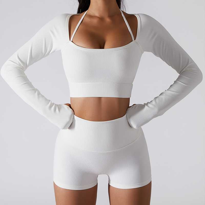 Women' Tracksuits 2Piece Seamless Yoga Set Women Ribbed Fitness Solid Color Crop Top Suits High Waist Shorts Sports Gym SetWomen, White
Women' Tracksuits 2Piece Seamless Yoga Set Women Ribbed Fitness Solid Color Crop Top Suits High Waist Shorts Sports Gym SetWomen, White