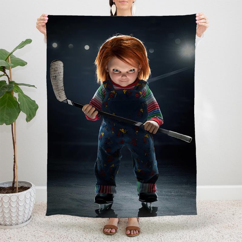 Blankets Chucky Fleece Horror Movie Halloween Custom Throw Blanket For Home 200x150cm Rug Piece
Blankets Chucky Fleece Horror Movie Halloween Custom Throw Blanket For Home 200x150cm Rug Piece