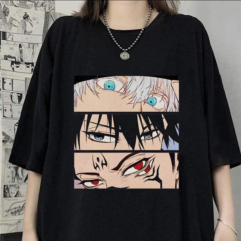 Men' T-Shirts Japanese Anime Jujutsu Kaisen T-Shirt Manga Men Haikyuu Shirt Harajuku Tshirt Goth Cotton Summer Tops Unisex Tees Streetwear, Manga 0800
Men' T-Shirts Japanese Anime Jujutsu Kaisen T-Shirt Manga Men Haikyuu Shirt Harajuku Tshirt Goth Cotton Summer Tops Unisex Tees Streetwear, Manga 0800