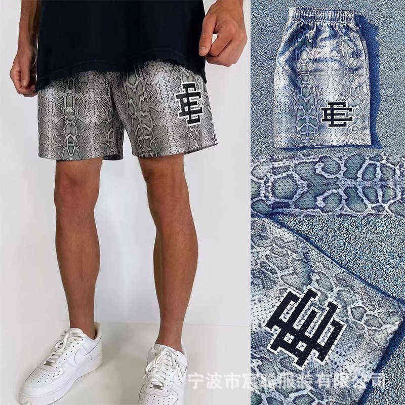 s American Eric Emanuel Python shorts men's and women's loose sports outdoor leisure quick drying 4-point shorts, Grey hole mesh
s American Eric Emanuel Python shorts men's and women's loose sports outdoor leisure quick drying 4-point shorts, Grey hole mesh