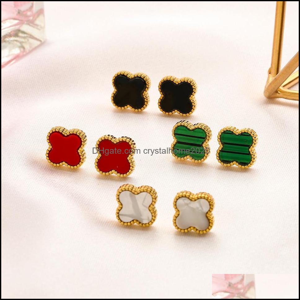 Stud Earrings Jewelry High Quality Stainless Leaf Clover Fashion Luxury 18K Gold Sweet Designer Ear Rings For Women Part Dhhvz
Stud Earrings Jewelry High Quality Stainless Leaf Clover Fashion Luxury 18K Gold Sweet Designer Ear Rings For Women Part Dhhvz